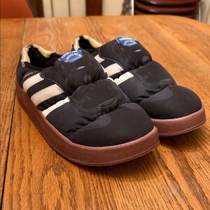 Adidas Originals Puffylette Samba shoes in core black and white size men’s 11